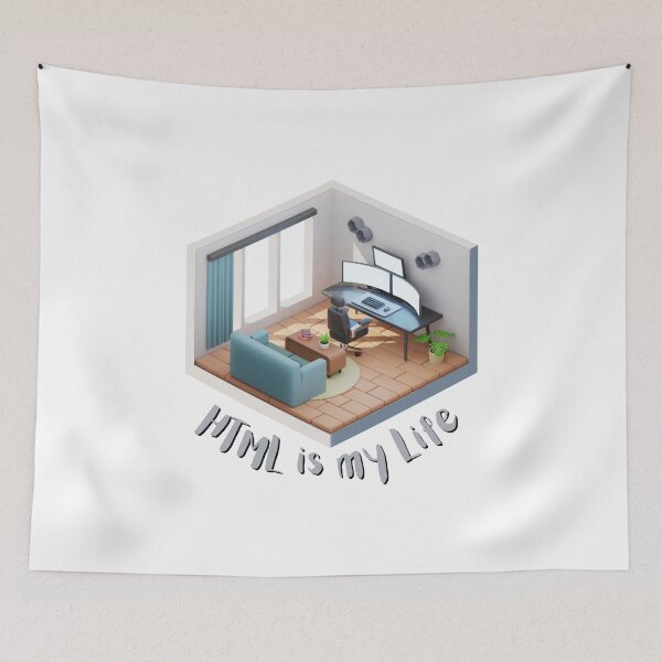 Item preview, HTML Is My Life 3D, for a coder, for a computer programmer. designed and sold by Wentoo.