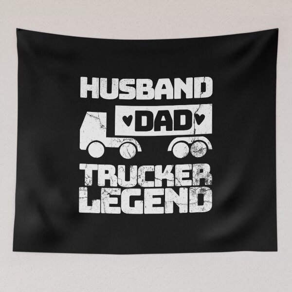 Item preview, Husband Dad Trucker Legend, Funny Tracker Gifts, Trucker Dad designed and sold by DADA635.