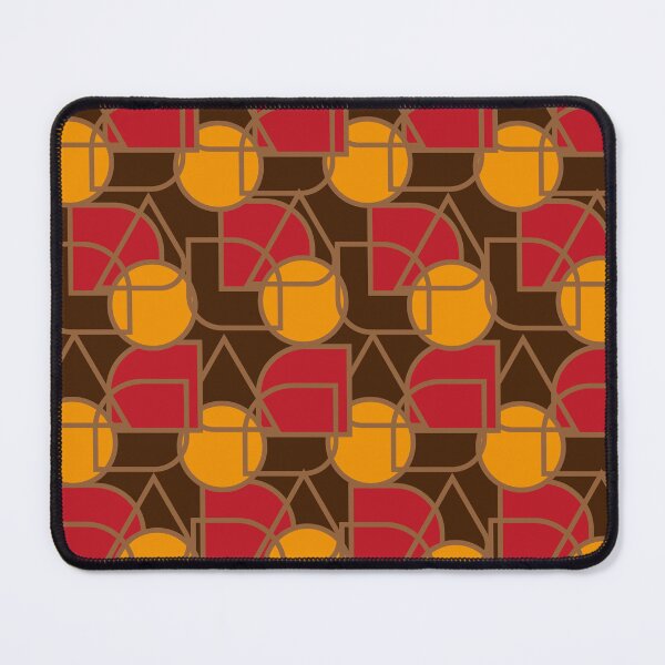 Item preview, Forma geométrica vermelha e laranja vintage Retrô designed and sold by GirlaineSQ.