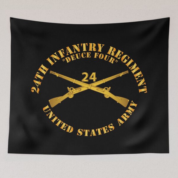 Item preview, Army - 24th Infantry Regiment - Deuce Four  - Branch Insignia designed and sold by Military Insignia Products.