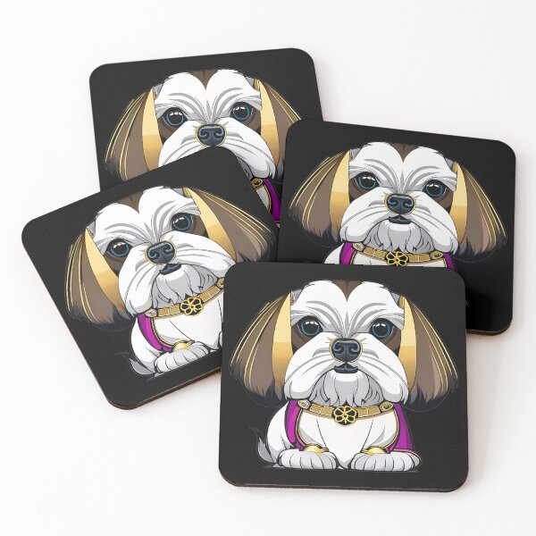Item preview, Cute Shih Tzu Puppy wearing jewelry, pop art, Ai Generated Art  designed and sold by ACC .