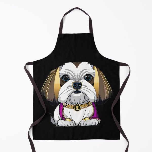 Item preview, Cute Shih Tzu Puppy wearing jewelry, pop art, Ai Generated Art designed and sold by ACC .