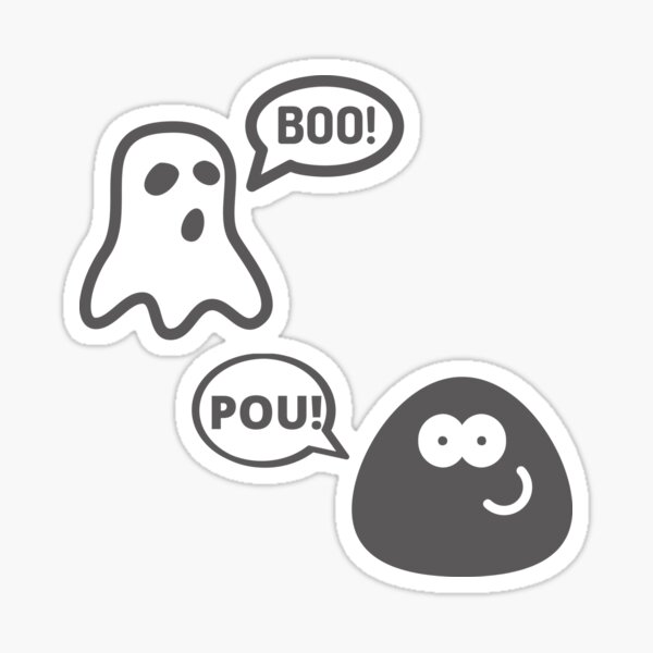 emo pou Sticker for Sale by Inverno85