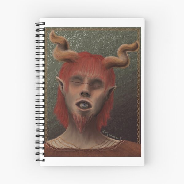Item preview, Devil inspired mystical painting designed and sold by OrlyNatasha.