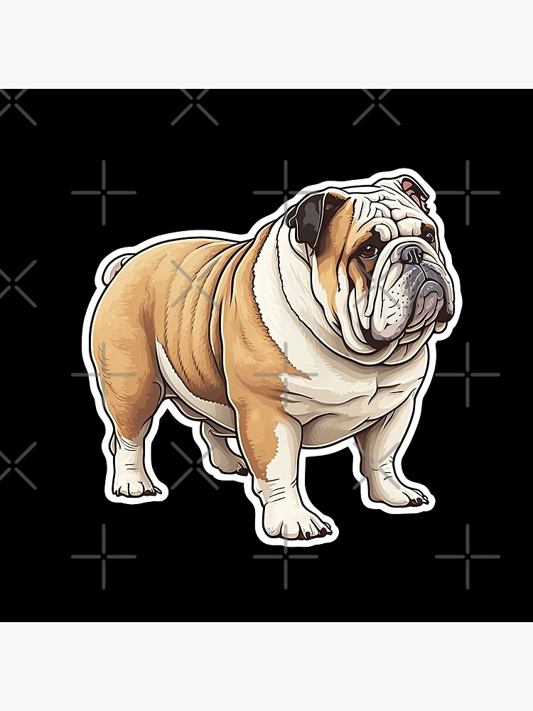 Cute French Bulldog Stickers - Black, White, and Tan — Emii Creations