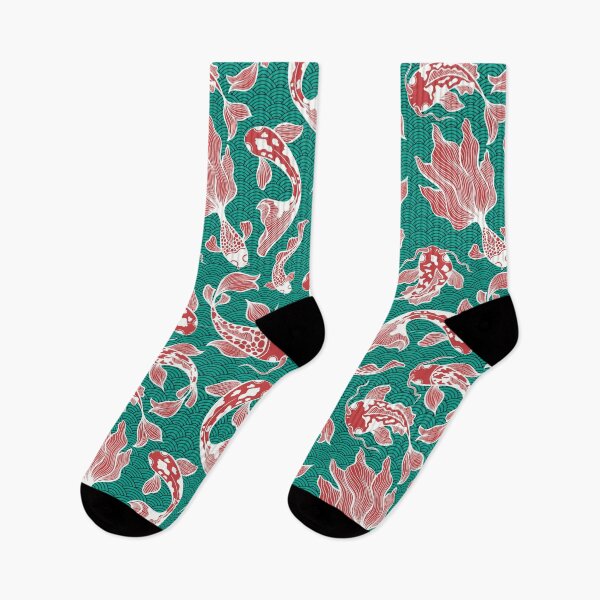Item preview, Koi Fish Pond - Colorful Ver.| Japanese Pattern design designed and sold by Polariszero.