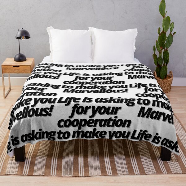 Item preview, Life is asking for your cooperation to make you marvellous! designed and sold by Finds.