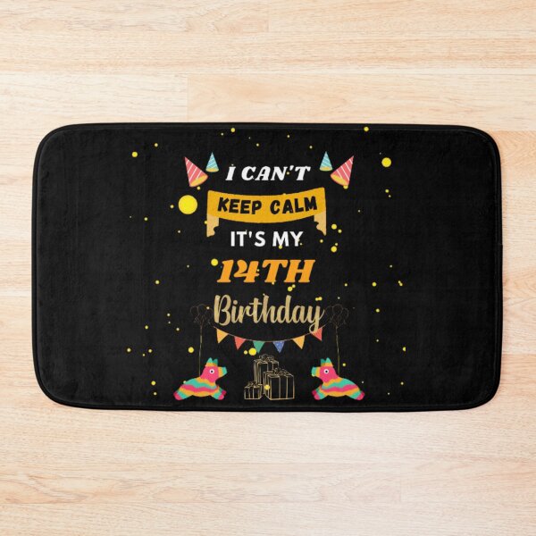 Item preview, 14 Year Old I Can't Keep Calm It's My 14th Birthday designed and sold by Designspr0.