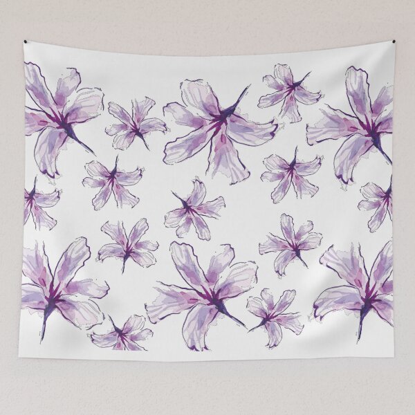 Item preview, Purple Floral Pattern designed and sold by Nesro34.