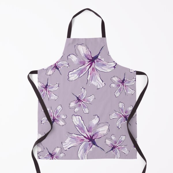 Vista previa del artículo con la obra «Patrón floral morado», diseñado y vendido por Nesro34.