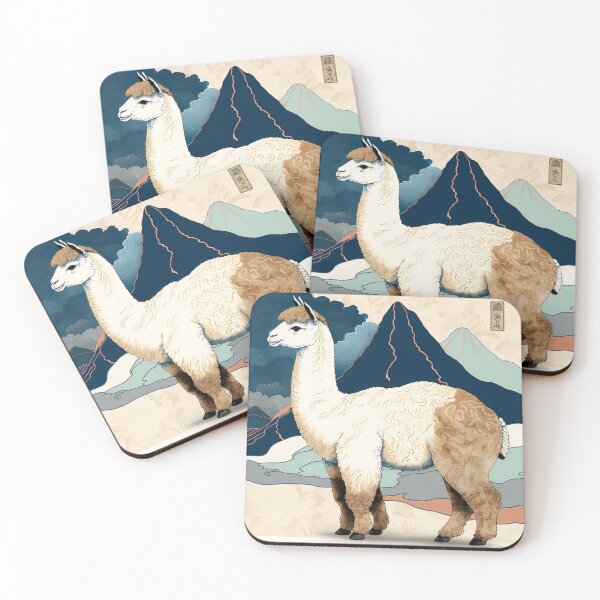 Item preview, Japanese ukiyo-e Alpaca designed and sold by luisraultg.