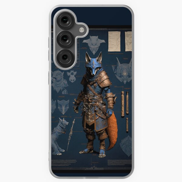 Item preview, Wolf warrior and weapons knolling blueprint designed and sold by Visual-wallart.