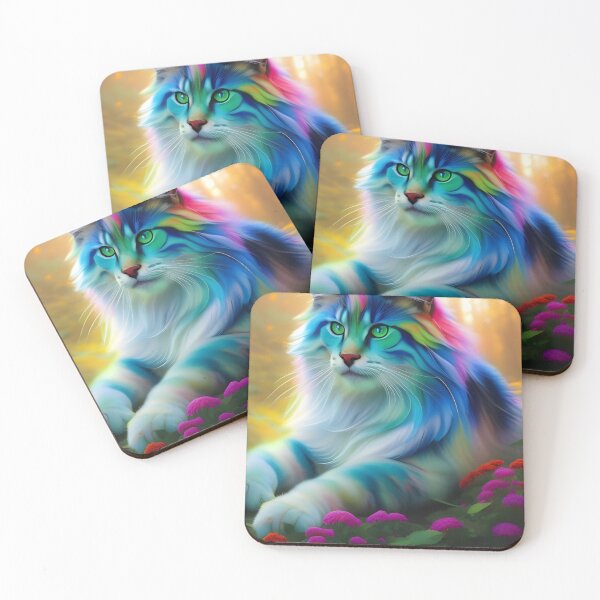 Item preview, Rainbow Maine Coon designed and sold by DoublecrashArt.
