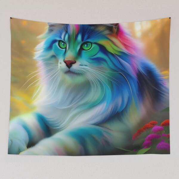 Item preview, Rainbow Maine Coon designed and sold by DoublecrashArt.