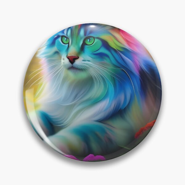 Item preview, Rainbow Maine Coon designed and sold by DoublecrashArt.