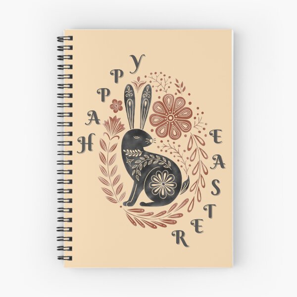 Item preview, Happy Easter wishes with black colored Easter bunny | Easter bunny designs| for Easter  designed and sold by Arteartz.