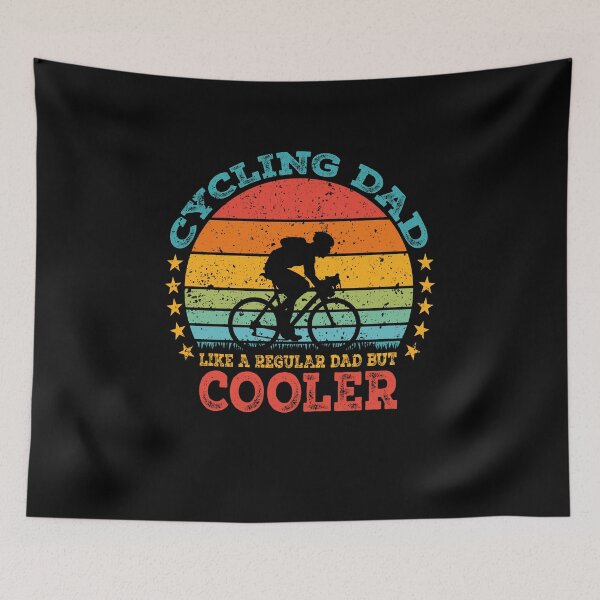 Item preview, Cycling Dad Like A Regular Dad But Cooler | Funny Vintage Cyclist Father's Day Gift designed and sold by oldiesdays  ★★★★★.