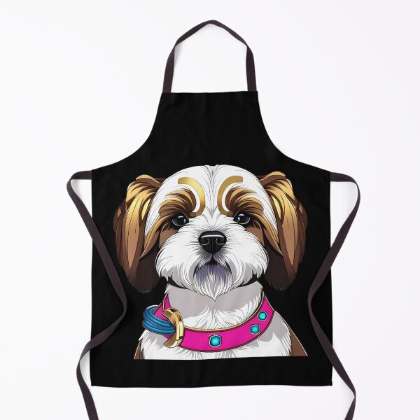 Item preview, Shih Tzu wearing jewelry, pop art, Ai Generated Art designed and sold by ACC .