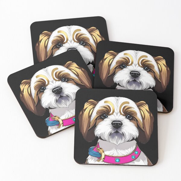 Item preview, Shih Tzu wearing jewelry, pop art, Ai Generated Art  designed and sold by ACC .