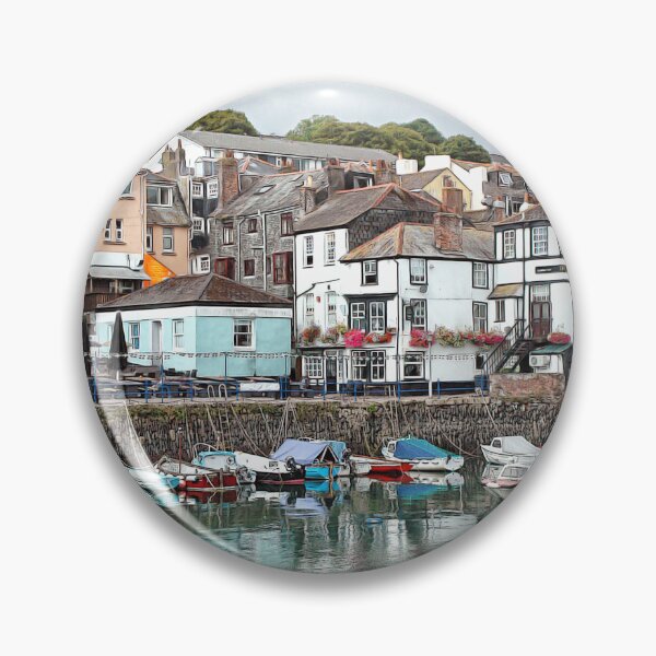 Item preview, Summer Fishing boats in Falmouth Harbour, Cornwall England UK designed and sold by BarbaraGlebska.
