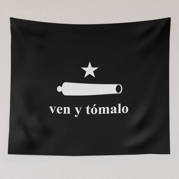 Item preview, Bandera negra de "Ven y tómalo" (Spanish Black 'Come and Take It' Flag) designed and sold by JonathanR1994.