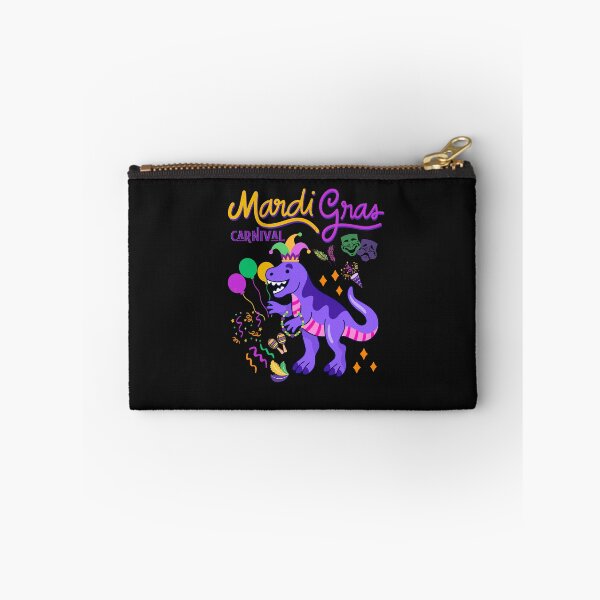 Item preview, Mardi Gras T Rex Dinosaur Bead Mardi Grawr - Mardi Gras 2023 designed and sold by Rainbow Designs.