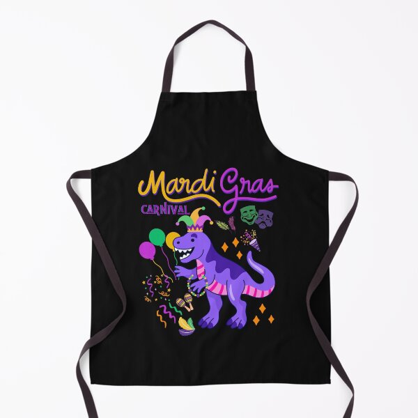 Item preview, Mardi Gras T Rex Dinosaur Bead Mardi Grawr - Mardi Gras 2023 designed and sold by Rainbow Designs.