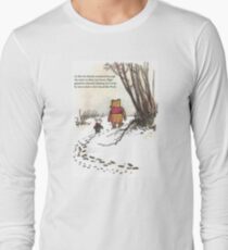 winnie the pooh famous quote piglet Long Sleeve T-Shirt