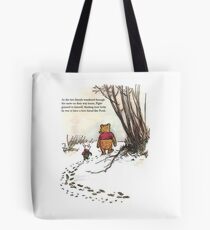 winnie the pooh famous quote piglet Tote Bag