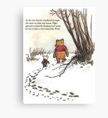 winnie the pooh famous quote piglet Canvas Print