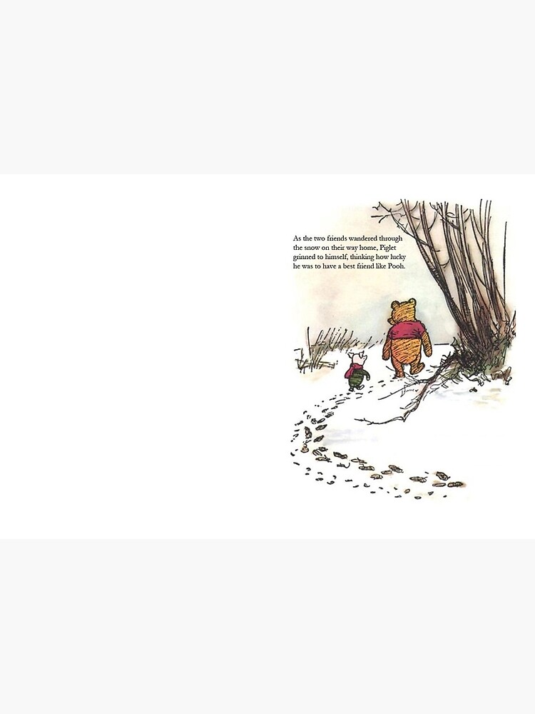 winnie the pooh famous quote piglet by softseb