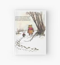 Cuaderno de tapa dura cochinillo famoso de la cita de winnie the pooh