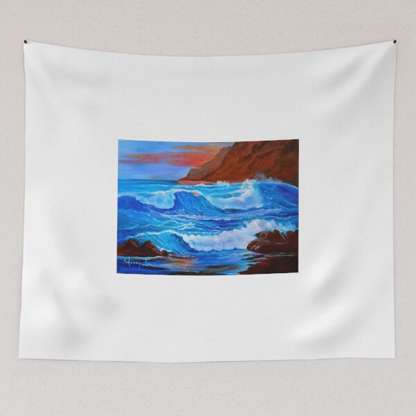 Item preview, Blue Ocean Waves designed and sold by jennyleeandjim.