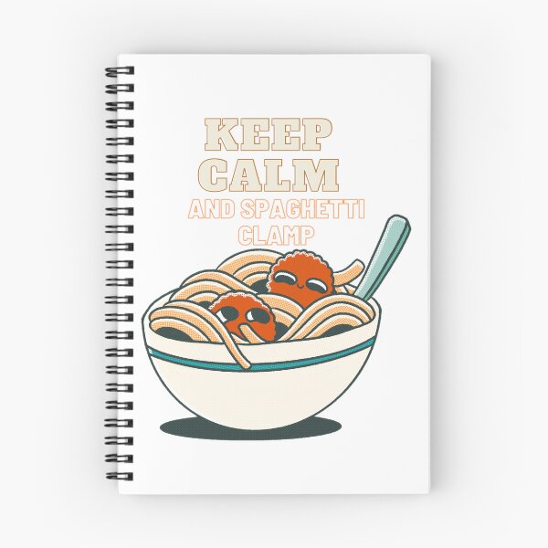 Item preview, Keep Calm And Spaghetti Clamp designed and sold by Shopaholicer.