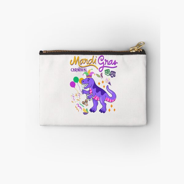 Item preview, Mardi Gras T Rex Dinosaur Bead Mardi Grawr - Mardi Gras 2023 designed and sold by Rainbow Designs.