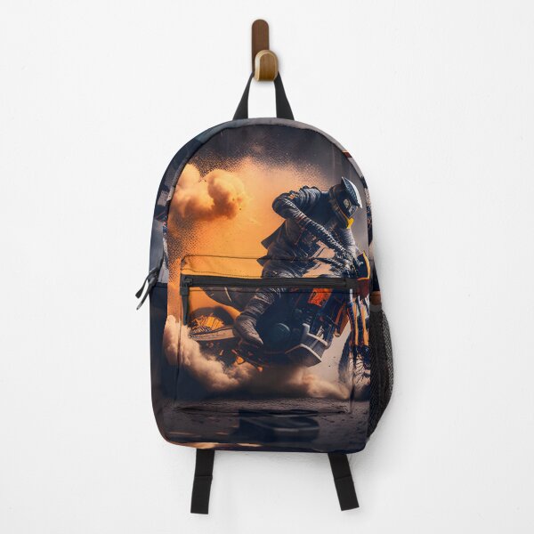 Item preview, Futuristic Cyberpunk Dirt Bike Burnout Scene designed and sold by beluxe.