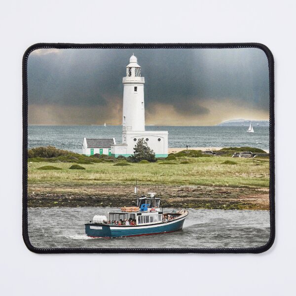 Item preview, Stormy Hurst Point Lighthouse, Hampshire, England art designed and sold by BarbaraGlebska.