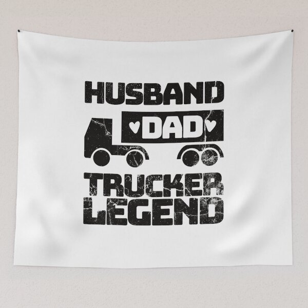Item preview, Husband Dad Trucker Legend, Funny Tracker Gifts, Trucker Dad designed and sold by DADA635.