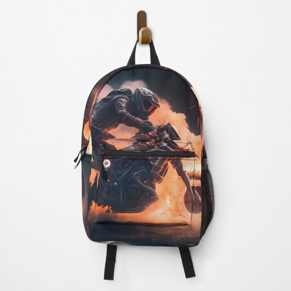 Item preview, Futuristic Cyberpunk Dirt Bike Burnout Scene designed and sold by beluxe.