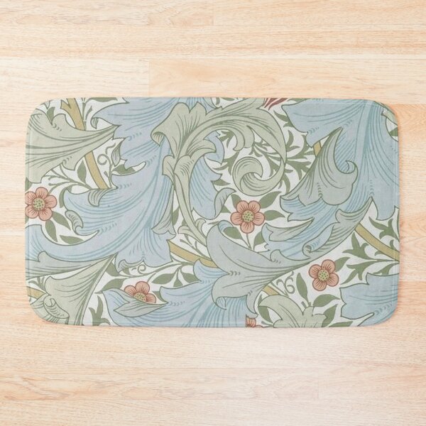 Item preview, William Morris -Blue Leaves Floral designed and sold by tomorrowsart.