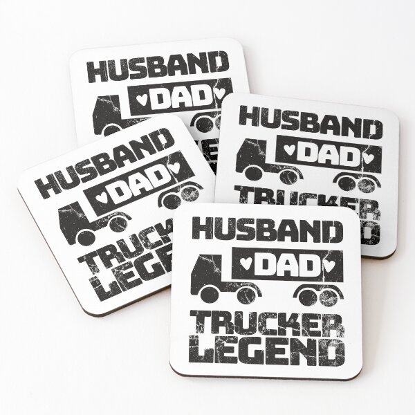 Item preview, Husband Dad Trucker Legend, Funny Tracker Gifts, Trucker Dad designed and sold by DADA635.