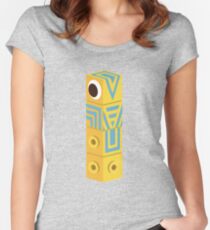 Monument Valley Totem Women's Fitted Scoop T-Shirt