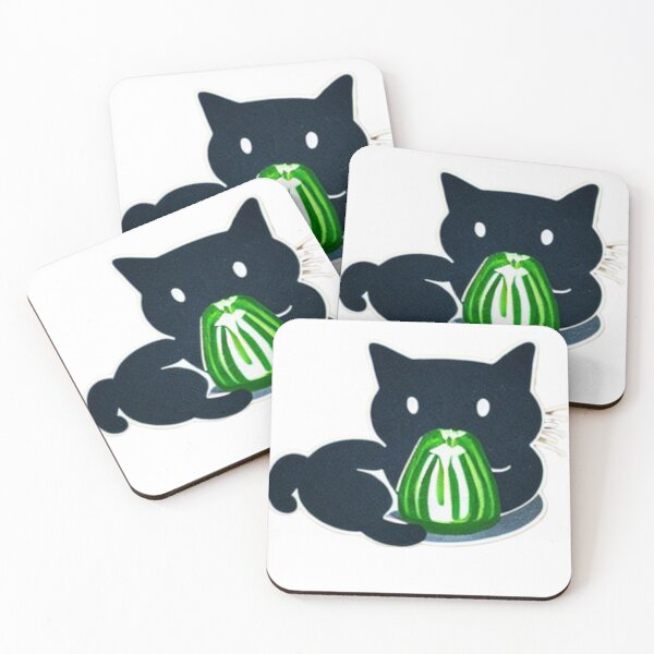 Item preview, Cat Eating Zucchini 06 designed and sold by CheeseBlueprint.