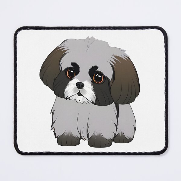 Item preview, Cute Shih Tzu Puppy, cartoon drawing, Ai Generated Art designed and sold by ACC .