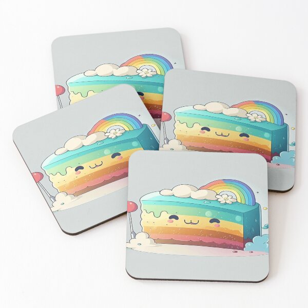 Item preview, Happy rainbow layer cake designed and sold by Mat-Pouget.