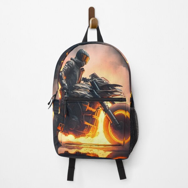 Item preview, Futuristic Cyberpunk Dirt Bike Burnout Scene designed and sold by beluxe.