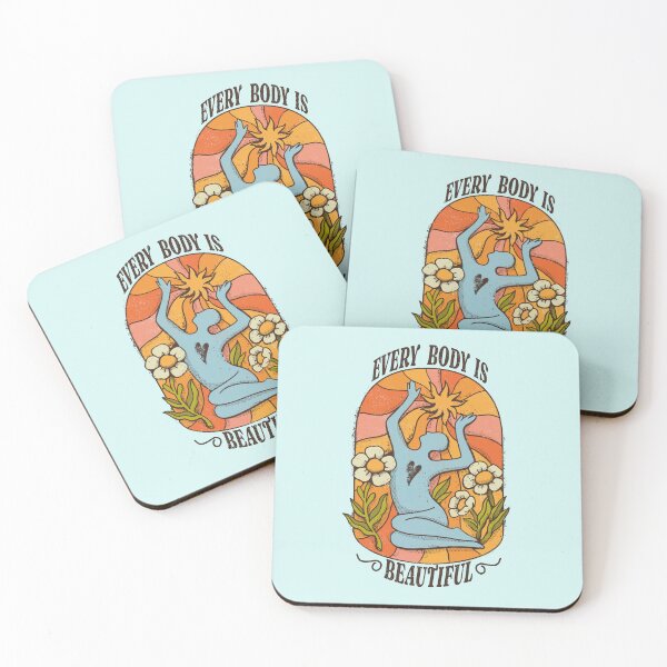 Item preview, Retro Body Positivity Self Acceptance Inspirational Art designed and sold by MrEddie10.