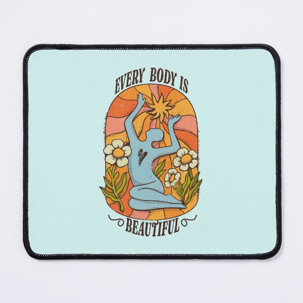 Item preview, Retro Body Positivity Self Acceptance Inspirational Art designed and sold by MrEddie10.