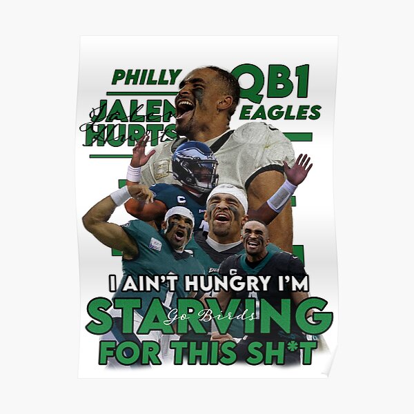 Philadelphia Eagles: Jalen Hurts 2022 Poster - Officially Licensed