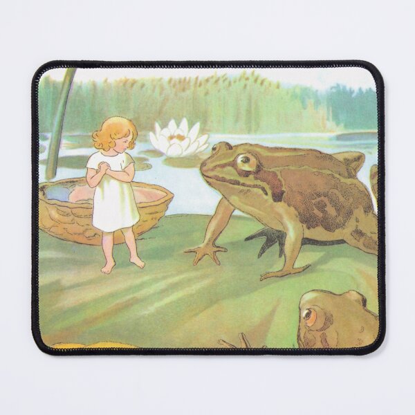 Item preview, Thumbelina Fairy Tale Fairy, Frogs and Water Lily designed and sold by Deannaboh.
